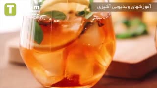 چای سرد لیمو و نعناع | فیلم آشپزی