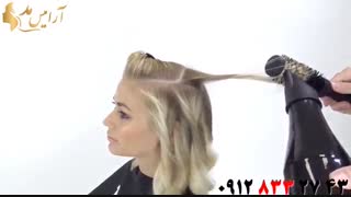 کلیپ آموزش حالت دادن مو  خشک و رنگ شده