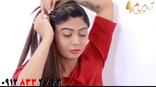 فیلم آموزش چندمدل آرایش و بستن مو + خود آرایی مو