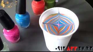 کلیپ آموزش طراحی خلاقانه ناخن با لاک