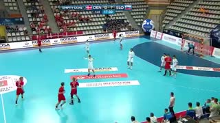 دیدار  تیم های ملی هندبال دانمارک و اسلوونی درقهرمانی جوانان جهان2019