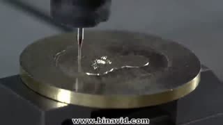 نحوه حکاکی دستگاه سی ان سی روی برنج