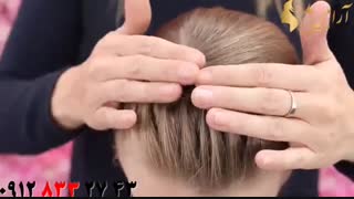 کلیپ آموزش بافت مو مدل تل + شینیون مو دخترانه