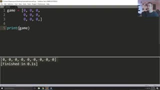 Lists & Tic Tac Toe Game - Python 3 Programming Tutorial p.3