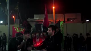 محرم1397 شب8 مراسم زنجیرزنی  با مداحی  سید احمد دشتی حسینی