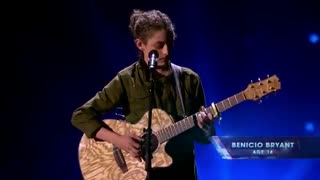 اجرای فوق العاده عالی خوانندگی پسر 14 ساله (بنیسیو برایانت) در آمریکن گات تلنت 2019