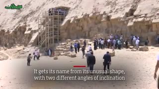 لحظه باز شدن در یکی از اهرام مصر پس از ۵۰ سال