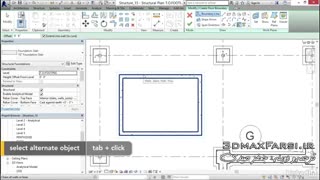 آموزش رویت استراکچر Revit structure 2019 مدلسازی دال بتنی رویت