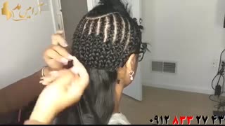 فیلم کامل دوخت اکستنشن مو + بافت حرفه ای مو کف سر