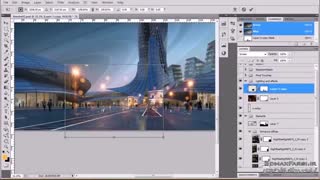 آموزش نورپردازی فضای خارجی شب vray 3ds max