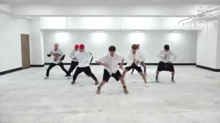BTS_fire_dance practice