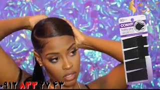 کلیپ آماده سازی مو قبل از اکستنشن مو + مدل مو دم اسبی