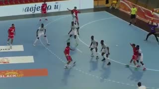 دیدار  تیم های ملی هندبال بحرین و نیجریه  در قهرمانی نوجوانان جهان2019