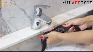 کلیپ آموزش صحیح مراقبت و شست شو اکستنشن مو