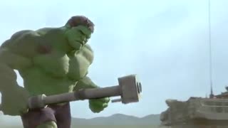 Hulk vs Tanks | Hulk (2003)