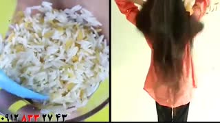 کلیپ جلوگیری از ریزش مو با ماسک مو برنج