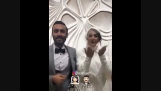 مراسم عقد پسر فاطمه گودرزی