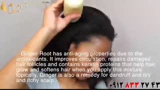 فیلم تهیه اسپری مو زنجبیل در خانه + تقویت و رشد مو