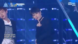 اجرای hands on me در Produce.101.S02