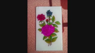 نقاشی من روی شیشه ^^