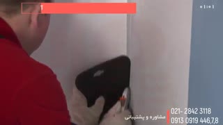 نصب کاغذ دیواری