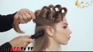 فیلم آموزش فر کردن مو  به صورت حرفه ای با بابلیس