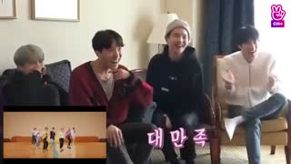 ریکشن BTS به آهنگ Humph از پنتاگون