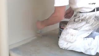 رنگ آمیزی ساختمان _ روش رنگ امیزی کف سیمانی