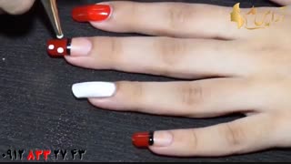 کلیپ  تکنیک های دیزاین ناخن +  طراحی ناخن میکی موس