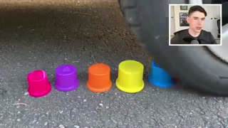 EXPERIMENT: CAR vs SOFT & CRUNCHY THINGS!