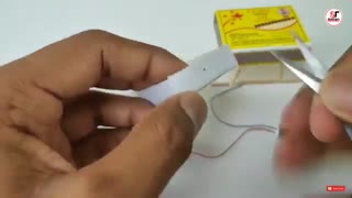 ساخت هلیکوپتر با جعبه چوب کبریت !