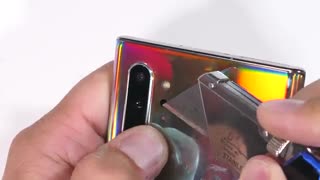 تست مقاومت گوشی Galaxy Note 10+  سامسونگ