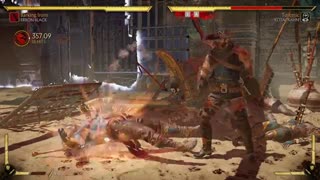(Mortal Kombat 11 Erron Black Combo Video -Tournament Variations (54% Combo