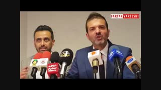 مصاحبه اعتراضی استراماچونی پس از دیدار ماشین سازی