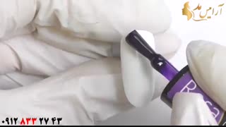 کلیپ آموزش طراحی ناخن بسیار زیبا با لاک