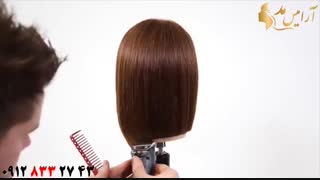 فیلم آموزش کوتاه کردن مو مصری + مدل مو زنانه