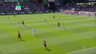 خلاصه بازی  بورنموث 1 - منچسترسیتی 3 ( لیگ برتر انگلیس )