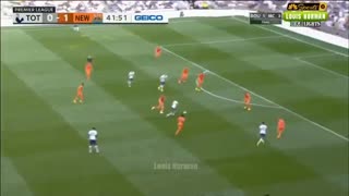 خلاصه بازی تاتنهام 0 - نیوکاسل 1 ( لیگ برتر انگلیس )