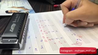 آموزش نت خوانی ساده بر روی سازدهنی   قسمت اول