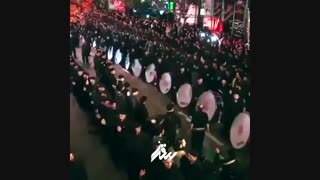 طبل زنان شاه حسین گویان تبریز