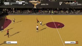 گیم‌پلی Volta بازی فیفا 20 - بازی منچستر یونایتد و تاتنهام (5 نفره)