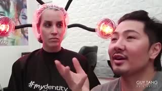 آموزش یک رنگ کردن مو- مومیس مشاور و مرجع تخصصی مو