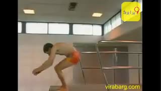 مستر بین در استخر خنده دار