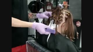 آموزش رنگ مو سامبره کاراملی- مومیس مشاور و مرجع تخصصی مو