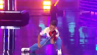 اجرای تماشایی ویالون زنی این پسر در نیمه نهایی گات تلنت آمریکا