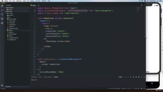 دوره آموزش React Native | دوره آموزش React Native:آموزش  Stack navigator وlinking screens