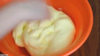 How to Make Butter Slime! DIY Soft, Stretchy Butter Slime without Clay Slime Recipe!