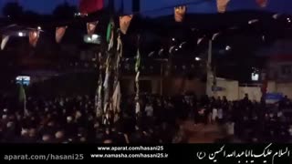 روستای زرجه بستان - مراسم عزاداری سنتی داد ز ظلم یزید (محرم سال 1397