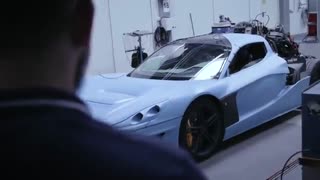 تست تصادف خودروی RIMAC C_TWO
