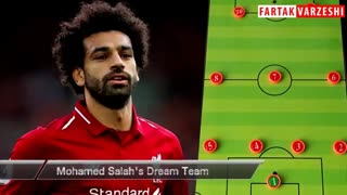 تیم رویایی محمد صلاح